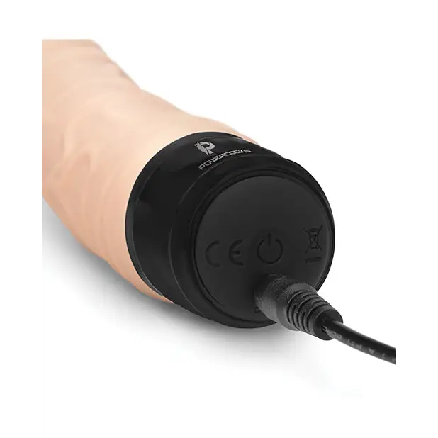 Powercocks 6.5’’ Realistic Vibrator - Ivory - Vibrators