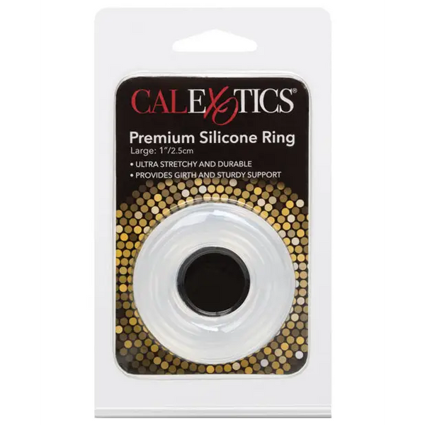 Premium Silicone Ring - Large Clear - Penis Enhancement