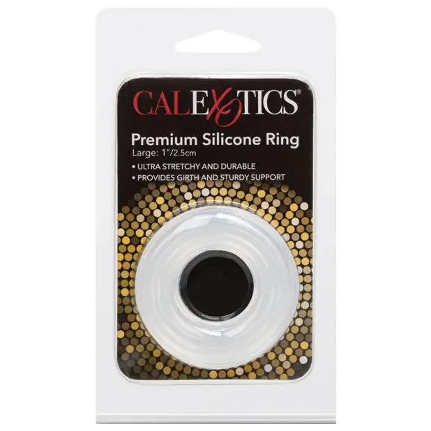 Premium Silicone Ring - Large Clear - Penis Enhancement