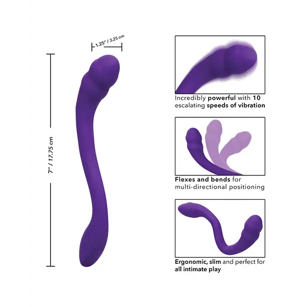 Pretty Little Wands Charmer Massager - Purple - Massage Products