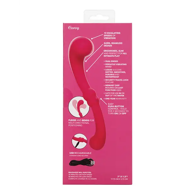Pretty Little Wands Curvy Massager - Pink - Massage Products