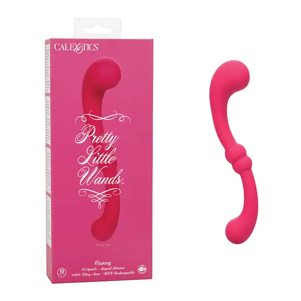 Pretty Little Wands Curvy Massager - Pink - Massage Products