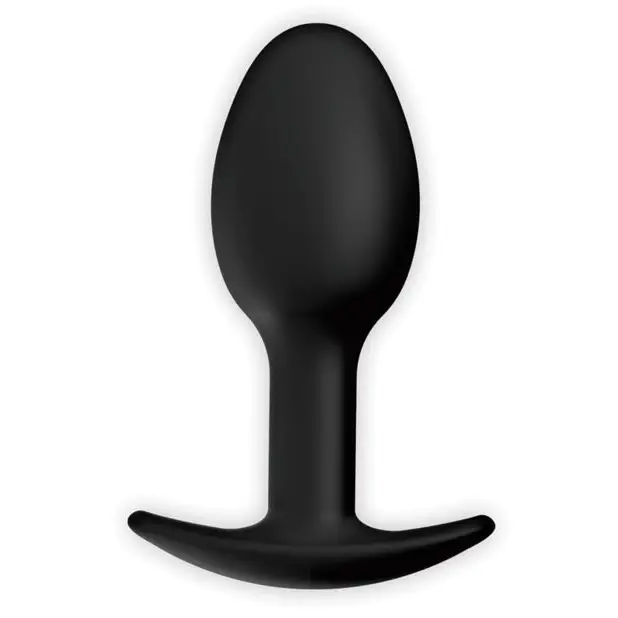 Pretty Love 3.34’’ Silicone Anal Plug w/Ball - Black - Anal Products