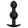 Pretty Love 4.92’’ Silicone Anal Plug w/Ball - Black - Anal Products
