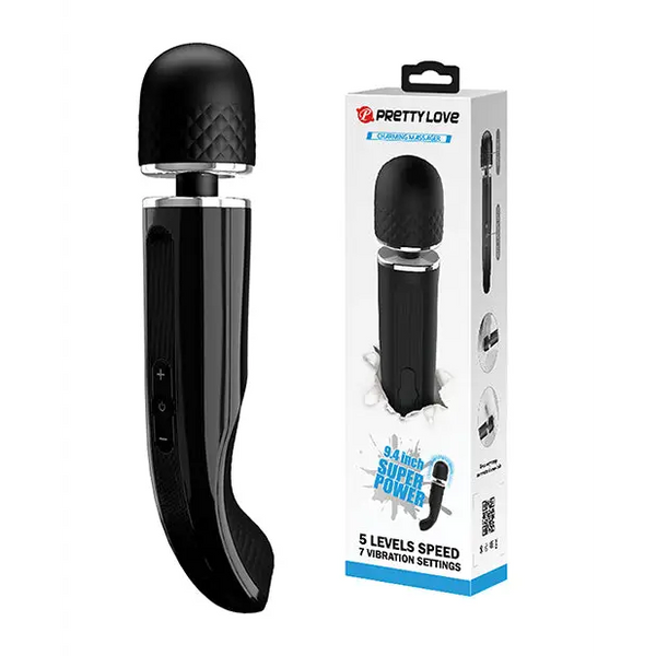 Pretty Love 9.4’’ Charming Massager - Black - Massage Products