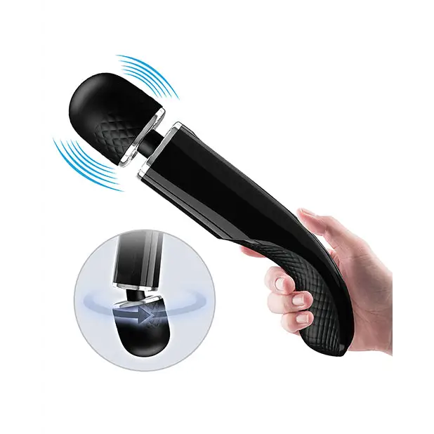 Pretty Love 9.4’’ Charming Massager - Black - Massage Products