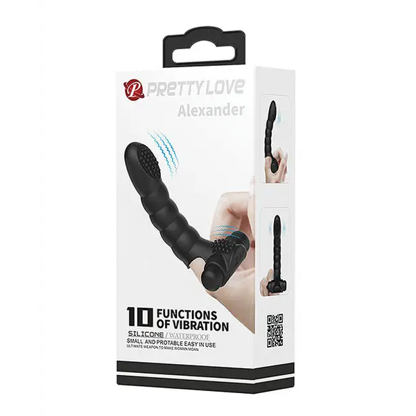 Pretty Love Alexander Finger Vibe - Black - Vibrators