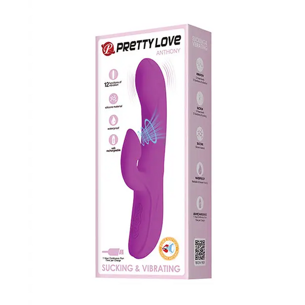 Pretty Love Anthony Sucking Rabbit - 12 Functions - Vibrators