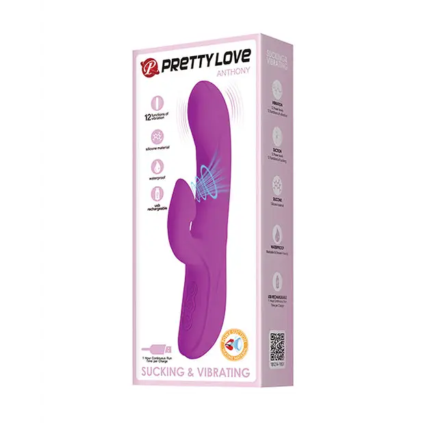 Pretty Love Anthony Sucking Rabbit - 12 Functions - Vibrators