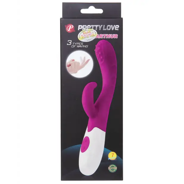 Pretty Love Arthur Come Hither Rabbit - Fuchsia - Vibrators
