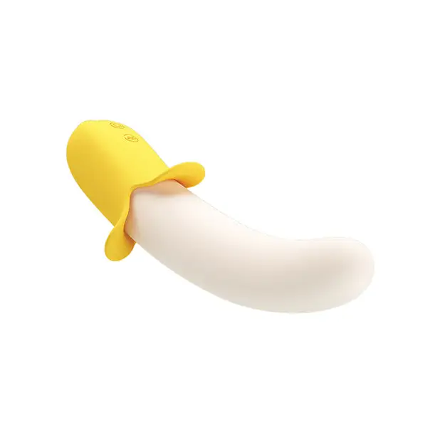 Pretty Love Banana Geek Thrusting Vibrator - Yellow - Vibrators