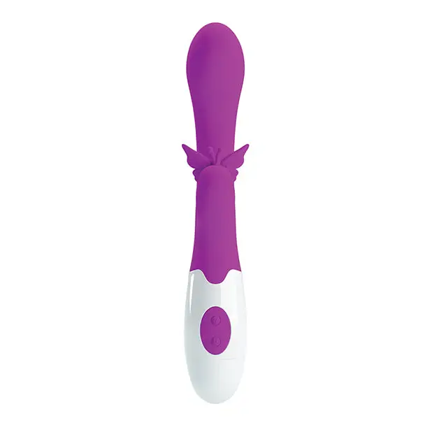 Pretty Love Butterfly Kiss Rabbit - Fuchsia - Vibrators