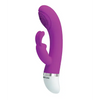 Pretty Love Christ Come Hither Rabbit - 7 Function Fuchsia - Vibrators