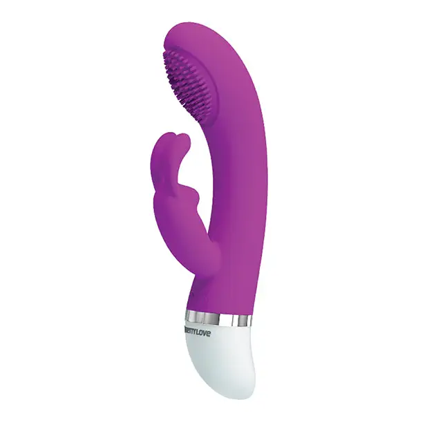 Pretty Love Christ Come Hither Rabbit - 7 Function Fuchsia - Vibrators