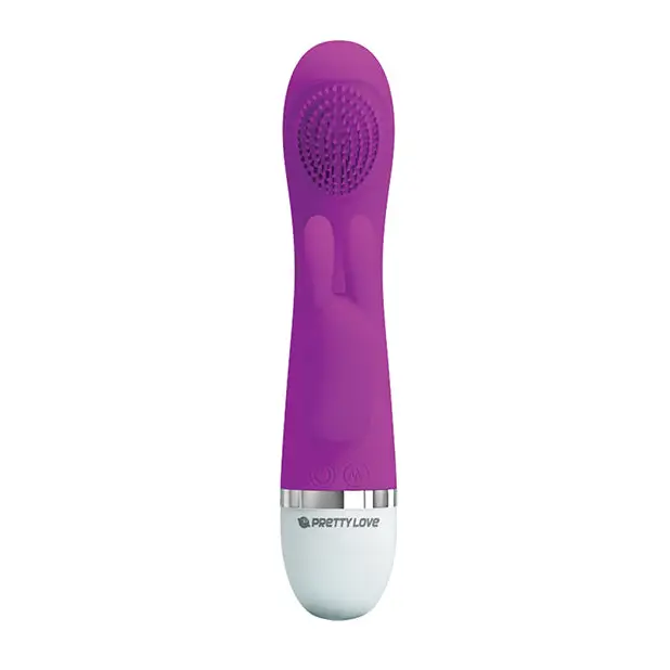 Pretty Love Christ Come Hither Rabbit - 7 Function Fuchsia - Vibrators