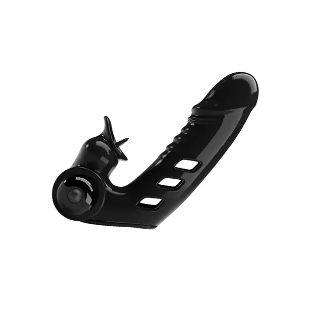 Pretty Love Corbin Honey Finger Vibrator - Black - Vibrators