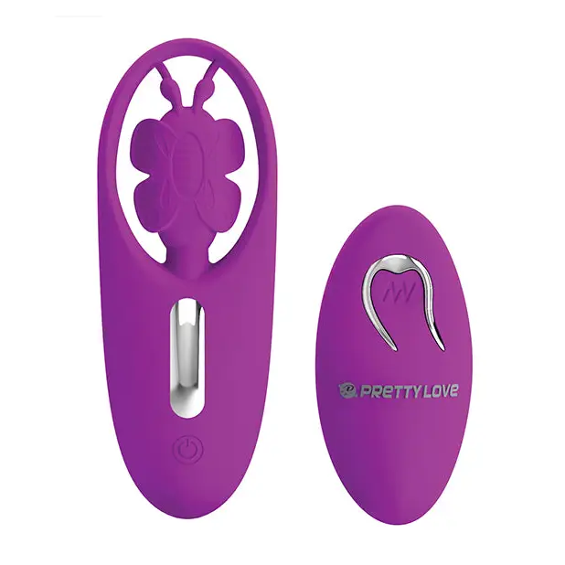 Pretty Love Dancing Butterfly Panty Vibe w/Free Panty - Fuchsia - Stimulators