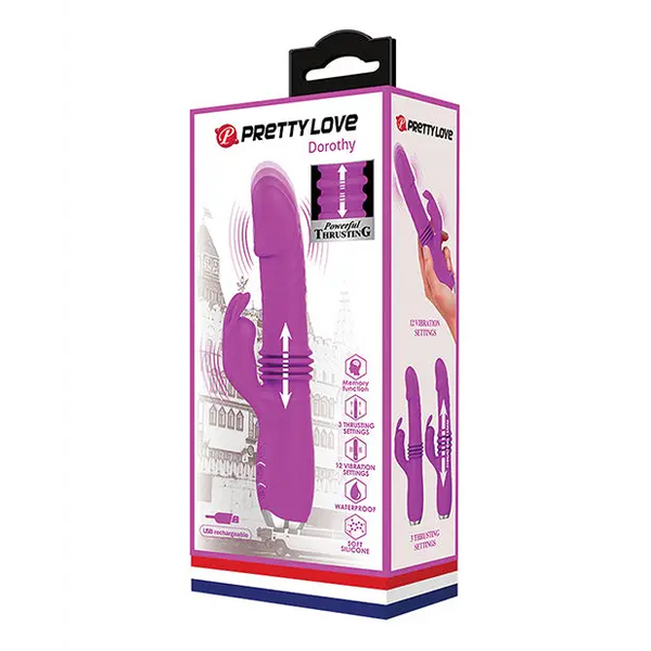 Pretty Love Dorothy Thrusting Rabbit - Fuchsia - Vibrators