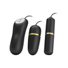 Pretty Love Double Vibro Bullets w/Electrostim - Black - Stimulators