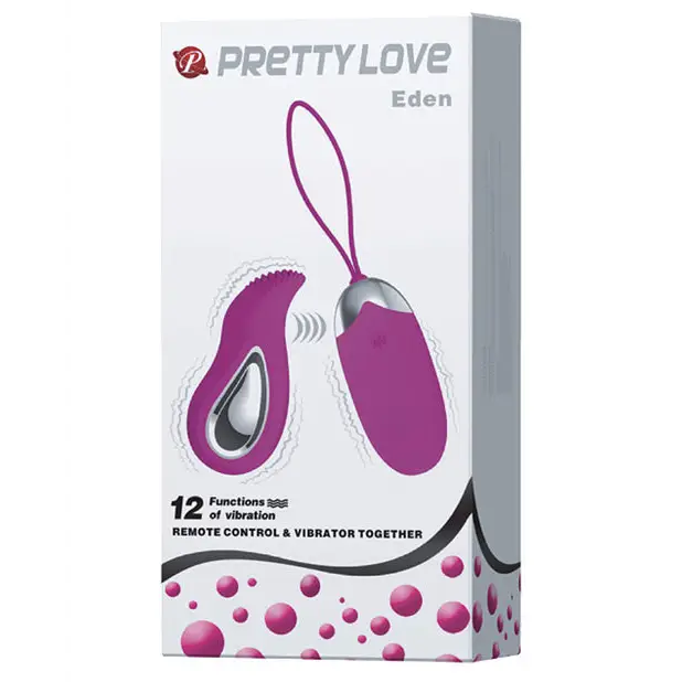 Pretty Love Eden Remote Control Bullet - Fuchsia - Stimulators