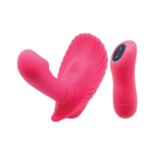 Pretty Love Fancy Remote Control Clamshell 30 Function - Fuchsia - Vibrators