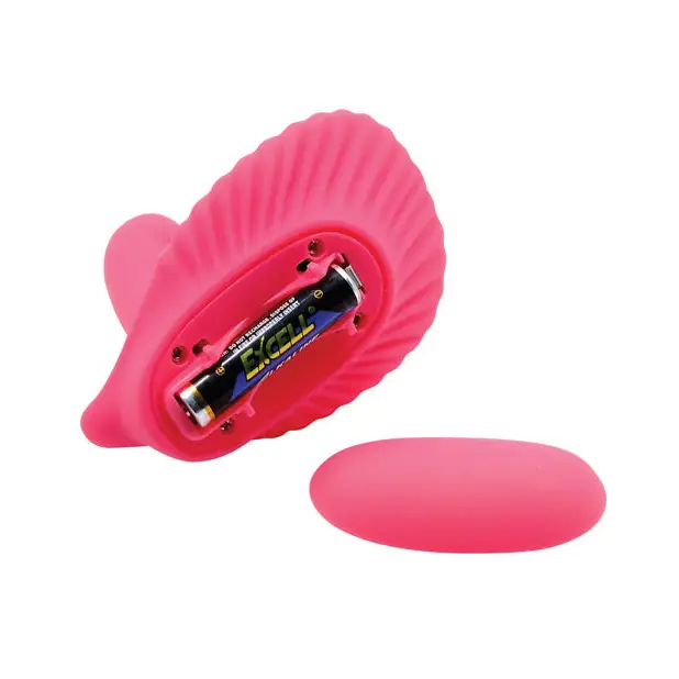 Pretty Love Fancy Remote Control Clamshell 30 Function - Fuchsia - Vibrators