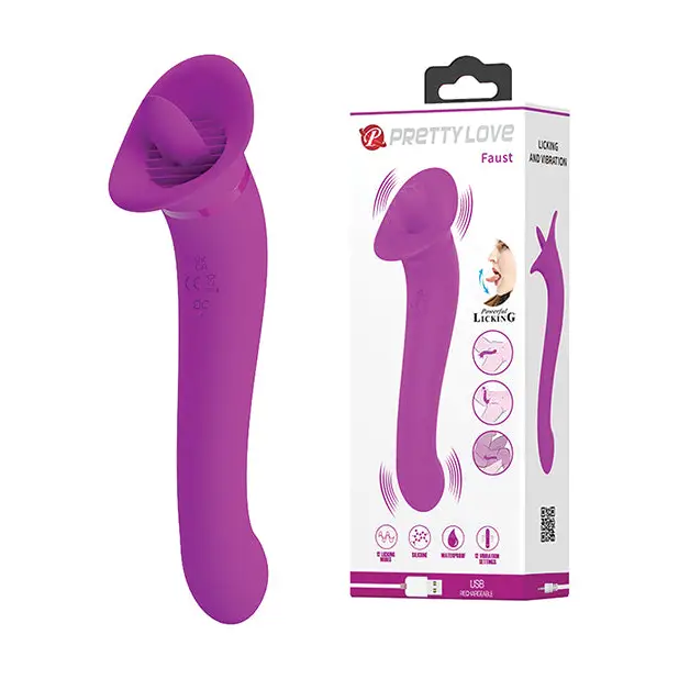 Pretty Love Faust Licking Trumpet - Fuchsia - Vibrators