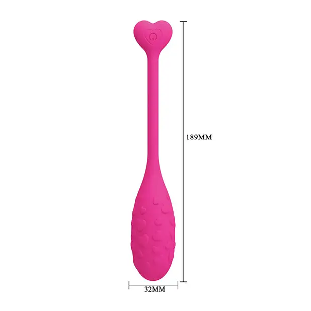 Pretty Love Fisherman Vibrating Egg - Hot Pink