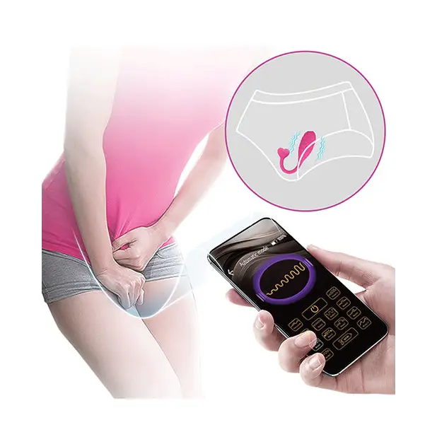 Pretty Love Fisherman Vibrating Egg - Hot Pink