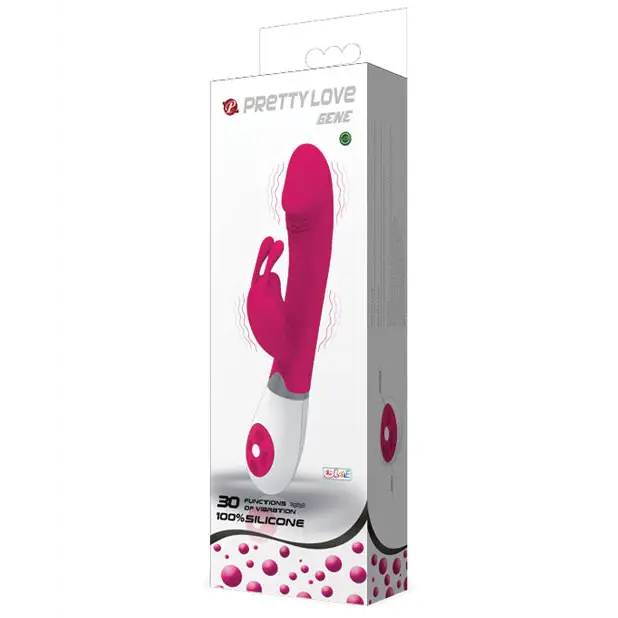 Pretty Love Gene Voice Controlled Rabbit - Fuchsia - Vibrators