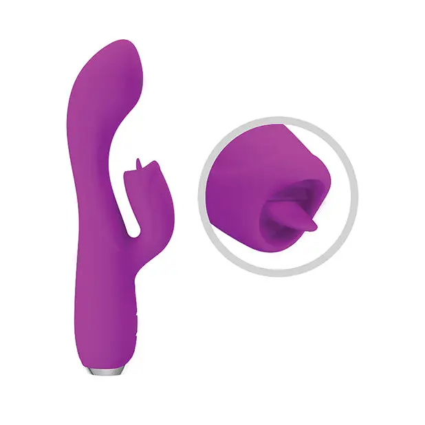 Pretty Love Gloria Licking Rabbit - Fuchsia - Vibrators
