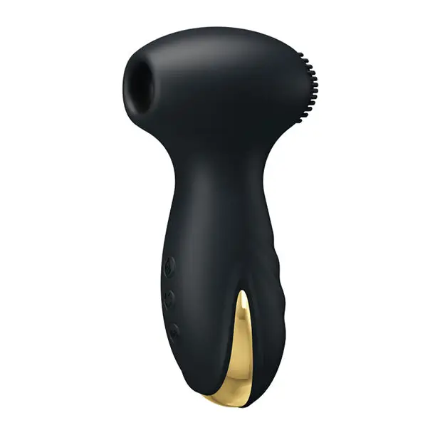 Pretty Love Hammer Sucking & Vibrating - Black & Gold - Vibrators