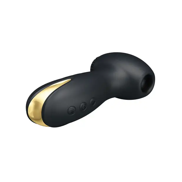 Pretty Love Hammer Sucking & Vibrating - Black & Gold - Vibrators