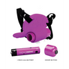 Pretty Love Heartbeat Strap On Clitoral Massager - Fuchsia - Stimulators