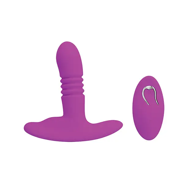 Pretty Love Heather Thrusting Butt Plug - Fuchsia - Anal Products