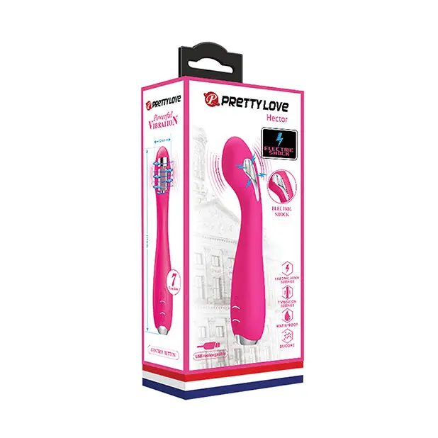 Pretty Love Hector Electro Shock Vibrator - Pink - Stimulators