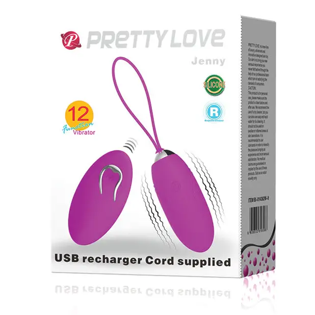 Pretty Love Jenny Remote Control Bullet - Fuchsia - Stimulators