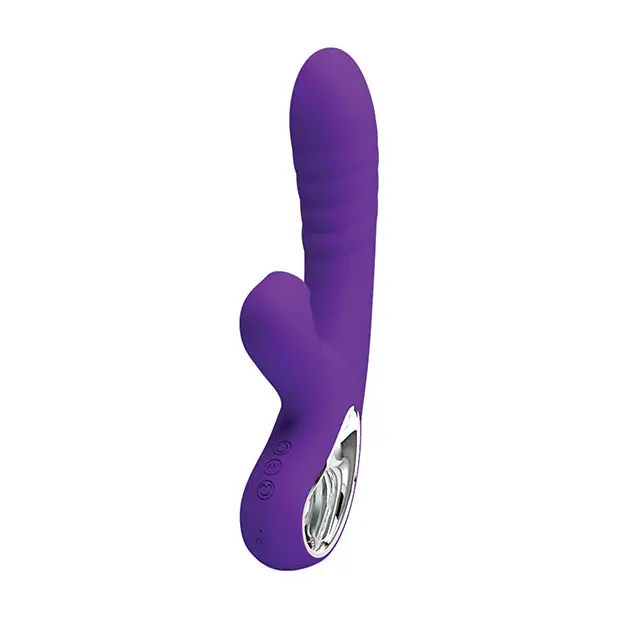 Pretty Love Jersey Sucking & Vibrating Rabbit - Purple