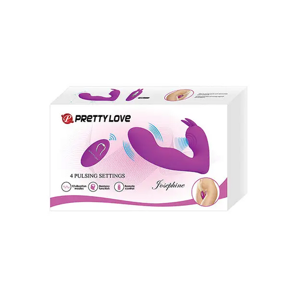 Pretty Love Josephine Wearable Vibrating Bunny - Fuchsia - Stimulators