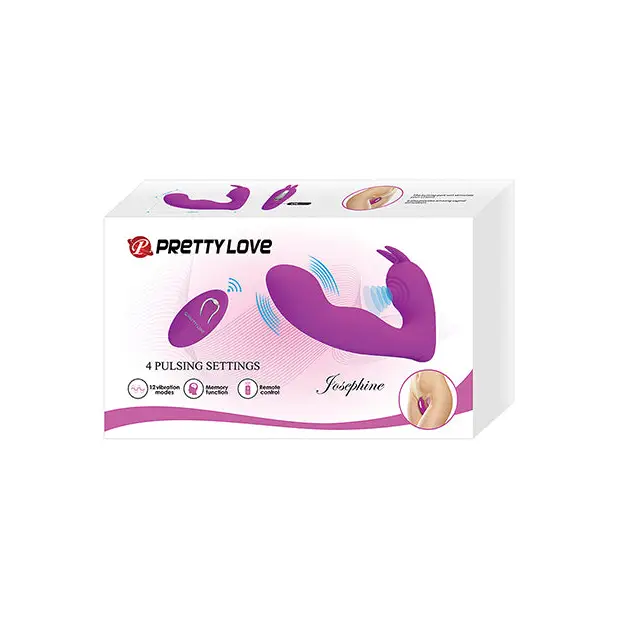 Pretty Love Josephine Wearable Vibrating Bunny - Fuchsia - Stimulators