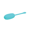 Pretty Love Kirk Liquid Silicone Remote Egg - Turquoise - Stimulators