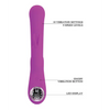 Pretty Love Lamar LED Digital Display Rabbit - Fuchsia