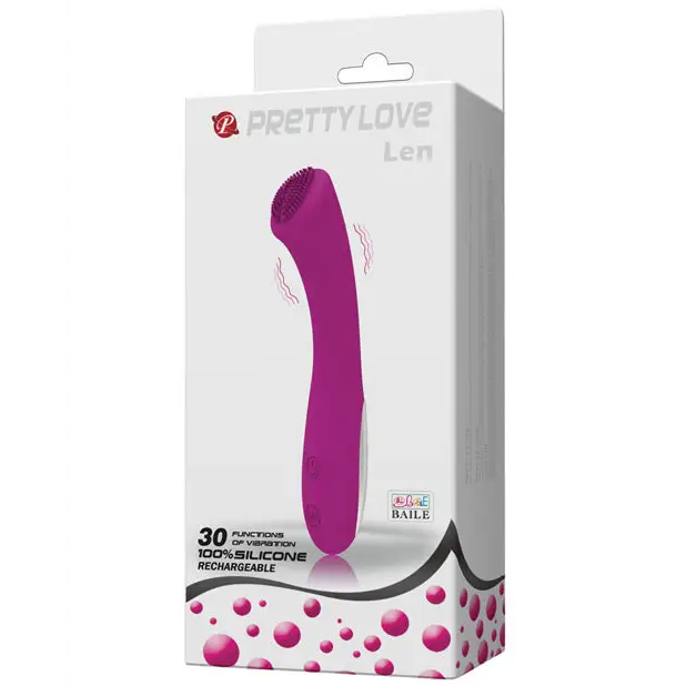 Pretty Love Len Rechargeable Wand 30 Function - Purple - Stimulators
