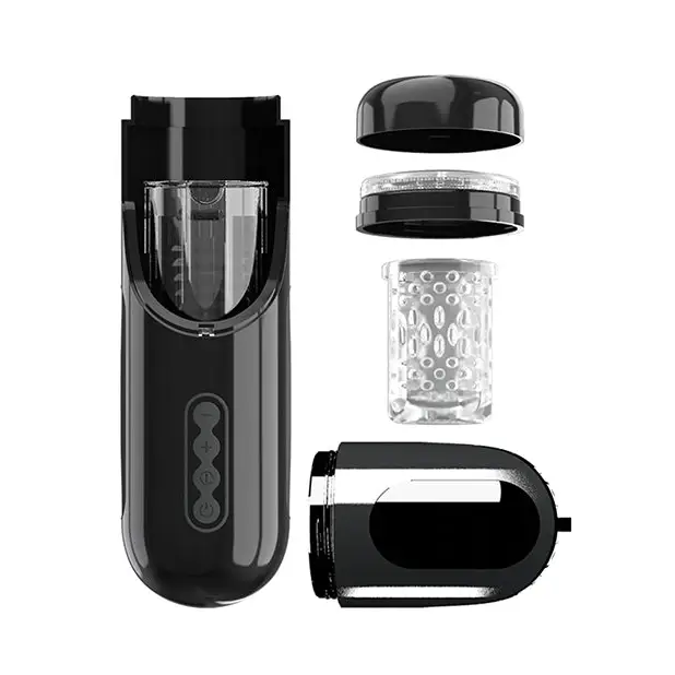 Pretty Love Lorelei Rotating & Thrusting Masturbator - Black - Dolls & Masturbators