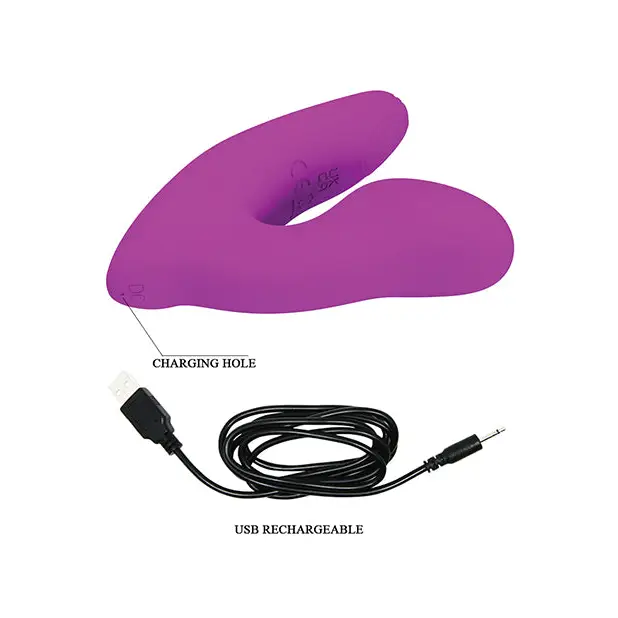 Pretty Love Melvin Dual Stimulator - Fuchsia