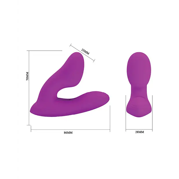 Pretty Love Melvin Dual Stimulator - Fuchsia