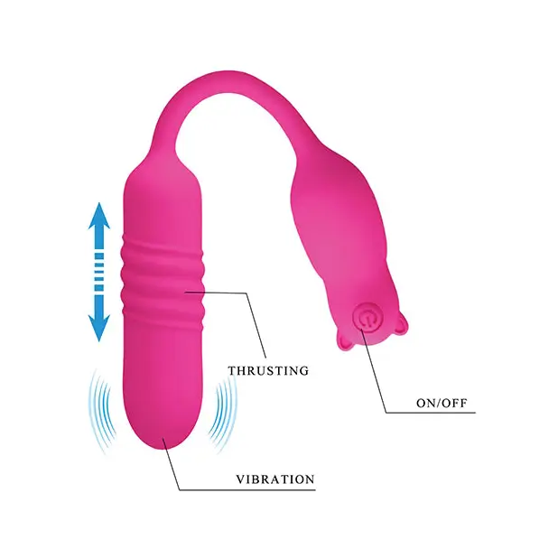 Pretty Love Nobikuma Thrusting Egg - Fuchsia