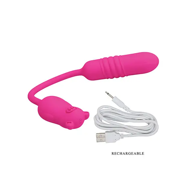 Pretty Love Nobikuma Thrusting Egg - Fuchsia