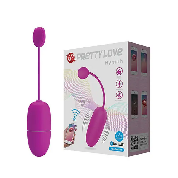 Pretty Love Nymph App-Enabled Egg - Fuchsia - Stimulators