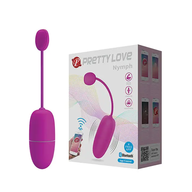 Pretty Love Nymph App-Enabled Egg - Fuchsia - Stimulators